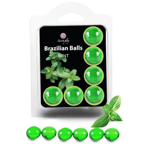SECRETPLAY – CONJUNTO 6 BOLAS BRASILEIRAS MENTA