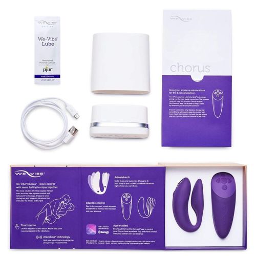 WE-VIBE – VIBRADOR CHORUS PARA CASAIS COM LILAC SQUEEZE CONTROL