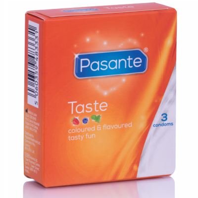 PASANTE – DE PRESERVATIVOS SABORES 3 UNIDADES
