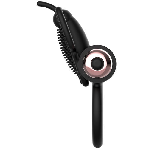 COQUETTE CHIC DESIRE – ANEL BORBOLETA COM VIBRADOR PRETO/ OURO