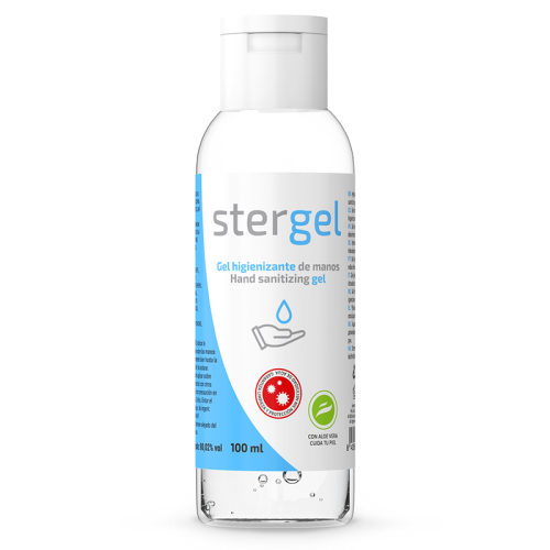 STERGEL – GEL HIDROALCO?LICO DESINFETANTE DE M?OS ALOE VERA 100ML