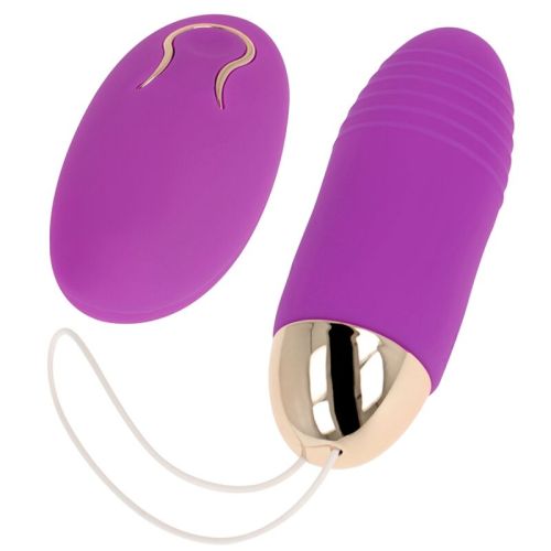 OHMAMA – OVO VIBRANTE COM CONTROLE REMOTO 10 VELOCIDADES ROXO