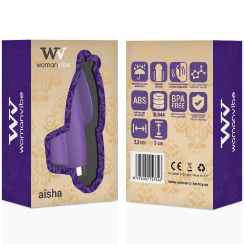 WOMANVIBE – DEDO ESTIMULADOR DE SILICONE AISHA