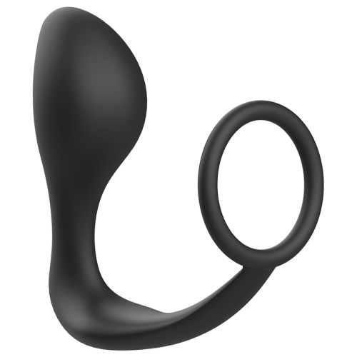 ADDICTED TOYS – PLUG ANAL COM ANEL DE SILICONE PRETO