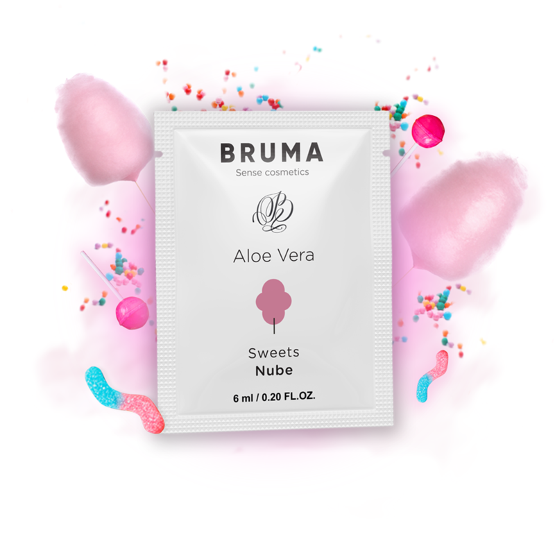 BRUMA – GEL DESLIZANTE DE ALOE VERA SABOR DOCES 6 ML