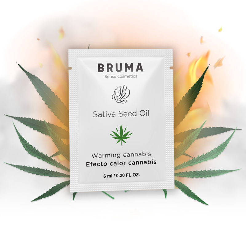BRUMA – SATIVA SEED OIL SLIDING GEL AQUECEDOR SABOR CANNABIS 6 ML