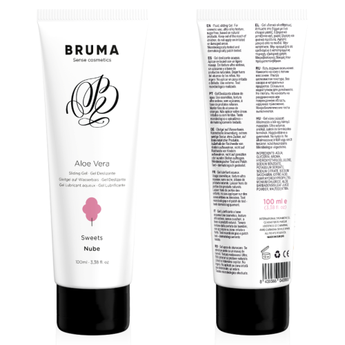 BRUMA – GEL DESLIZANTE DE ALOE VERA SABOR DOCES 100 ML