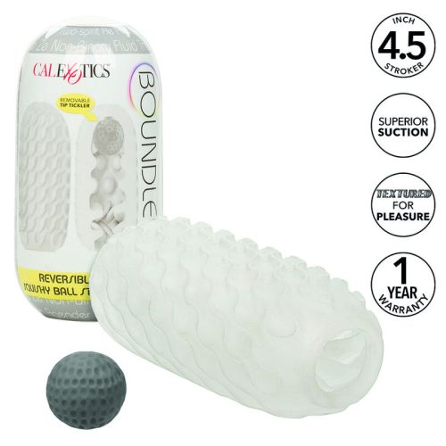 CALEXOTICS – BOUNDLESS REVERSÍVEL SQUISHY BALL STROKE AMARELO