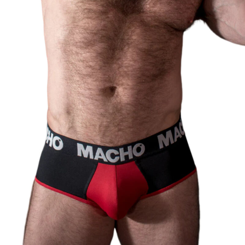 MACHO – MS26N SLIP PRETO/VERMELHO XL