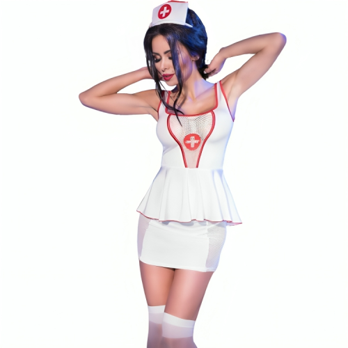 CHILIROSE – CR 4160 FANTASIA ENFERMEIRA TOP E SAIA L/XL