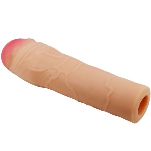PRETTY LOVE – CHANE PENIS EXTENDER COBERTURA CARNE