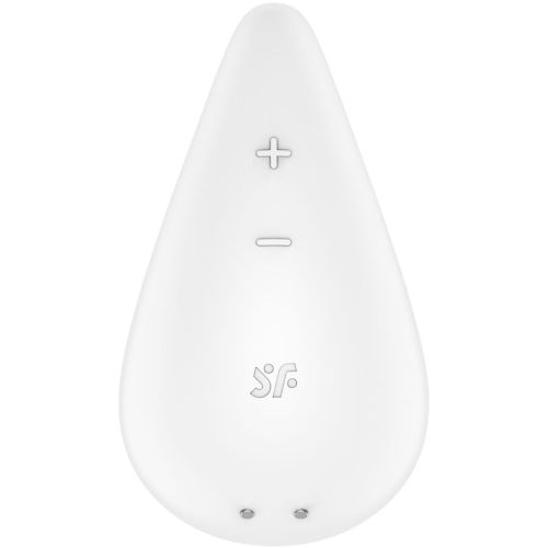 SATISFYER – VIBRADOR DEW GOTA LAY-ON BRANCO