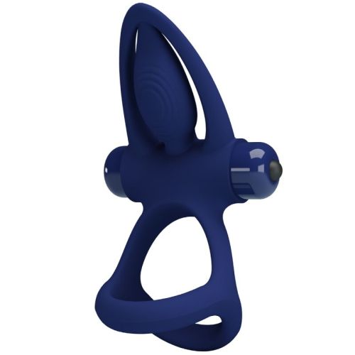 PRETTY LOVE – MAT ANEL DUPLO COM VIBRAO E ESTIMULADOR AZUL
