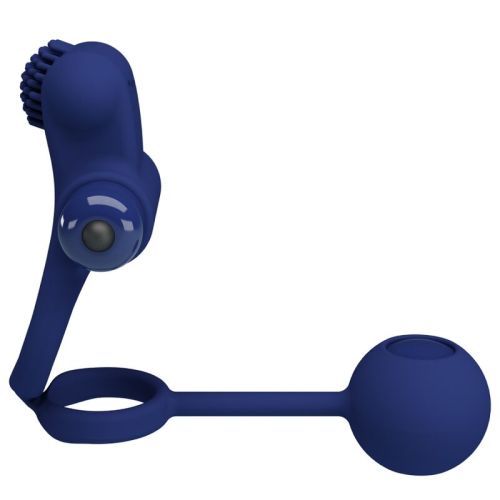 PRETTY LOVE – REMINGTON ANEL VIBRADOR DUPLO COM PLUG AZUL
