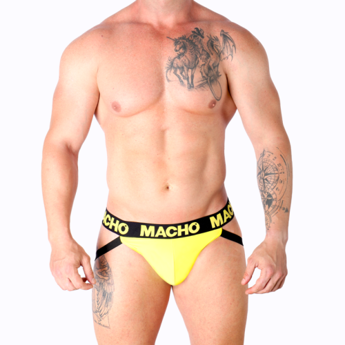 MACHO – MX25A JOCK LYCRA AMARELO L