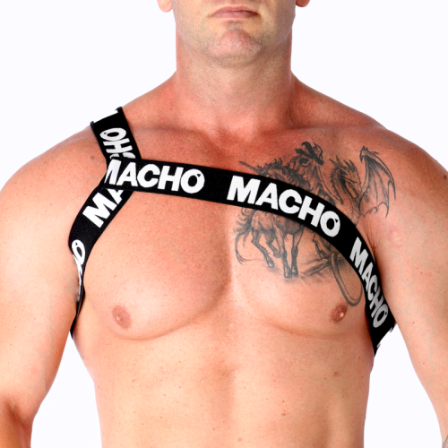 MACHO – ARNÊS ROMANO BRANCO L/XL