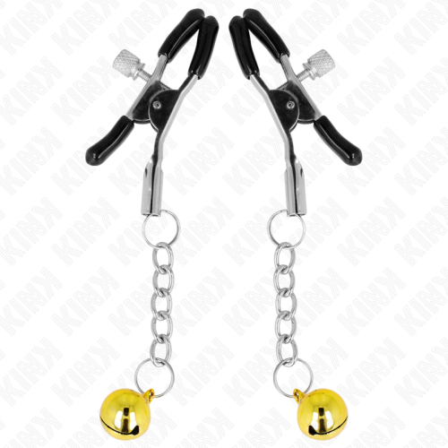 KINK – PINÇAS PINGENTE JINGLE BELL DOURADA 6 CM
