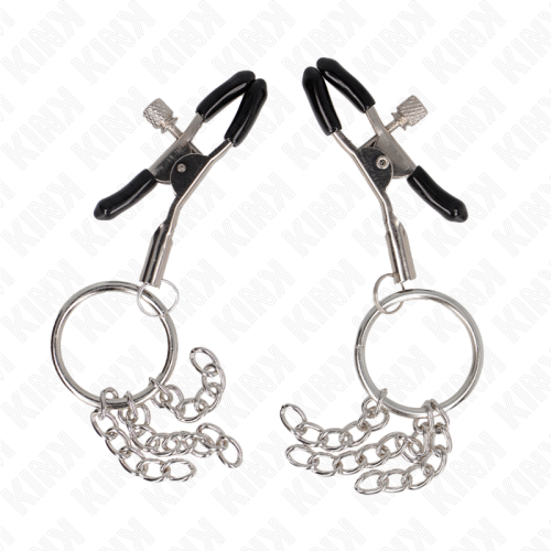KINK – O RING GRAMPO DE BICO E PEQUENA CORRENTE PRATA 6 CM