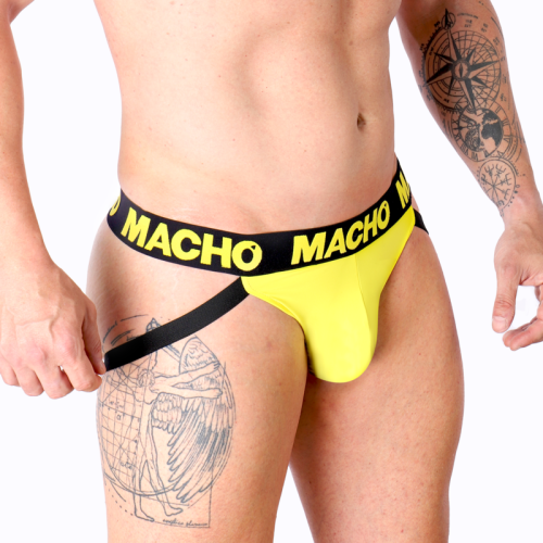 MACHO – MX25A JOCK LYCRA AMARELO XL