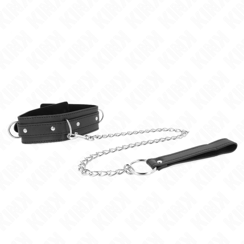 KINK – COLAR COM TRELA 65 CM 3 ANÉIS MODELO 1 AJUSTÁVEL 38-49 CM X 5 CM