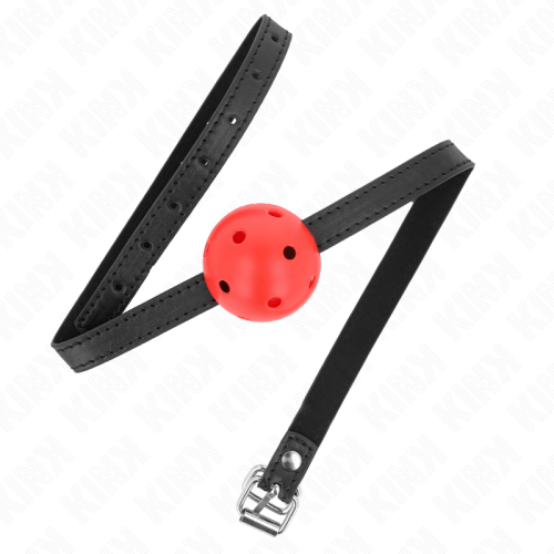 KINK – SIMPLICITY VERMELHO RESPIR?VEL 4,5 CM BOLA MORDA?A 62 x 1,5 CM
