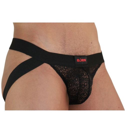 BURN – 005 JOCK LINGERIE PRETO L