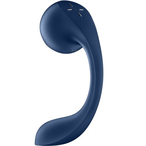 SATISFYER – PRO+ WAVE 4 ESTIMULADOR DE PONTO G E AIR PULSE APLICATIVO GRATUITO AZUL ESCURO