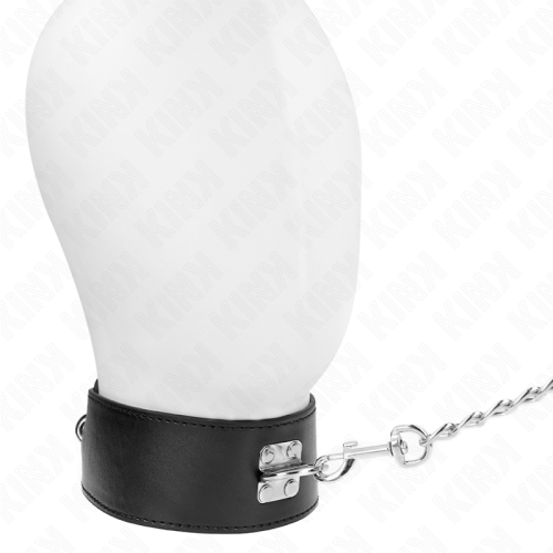 KINK – COLAR COM CINTO 65 CM COM ALÇA LARGA PRETA AJUSTÁVEL 33,5-41 CM X 5 CM