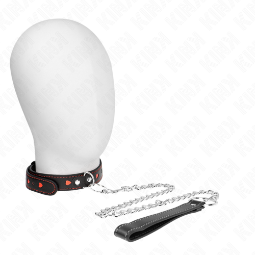 KINK – COLAR COM ALÇA 65 CM DETALHES CORAÇÃO 52,5 X 2,5 CM