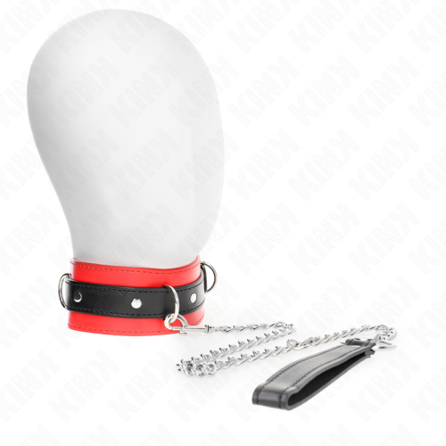KINK – COLAR COM CINTO 65 CM COM ALÇA VERMELHA 54 X 4,5 CM