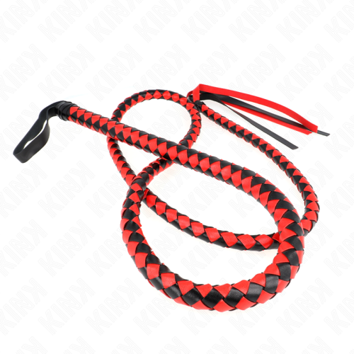 KINK – CHICOTE DE SERPENTE LONGO VERMELHO 210 CM