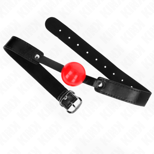 KINK – BOLA TPE MACIA 4 CM GAG MODELO 1 66 x 2,5 CM AJUST?VEL 41-61 CM