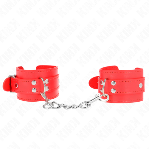KINK – PULSO SIMPLES VERMELHO AJUSTÁVEL 20-23 CM X 5,5 CM