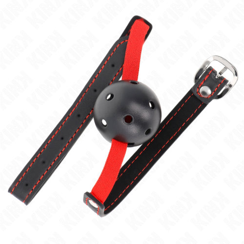 KINK – BOCA DURA OCA 4,5 CM MORDA?A COM CINTO EL?STICO 56 x 1,5 CM