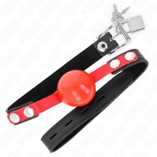 KINK – BOLA TPE MACIA 4 CM GAG MODELO 4 60 x 2 CM AJUST?VEL 37-52 CM