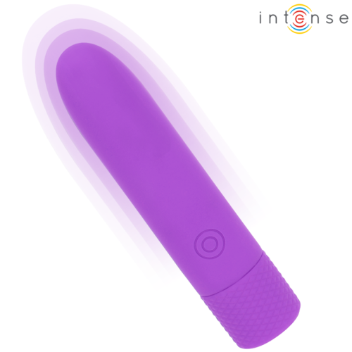 INTENSE – SYMONE  USB RECARREGÁVEL VIBRATÓRIA BULLET 8 VIBRAÇÕES ROXO 10 X 2,2 CM