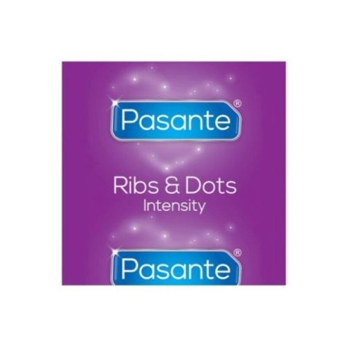 PASANTE – PRESERVATIVOS RIBS & DOTS INTENSITY 144 UNIDADES