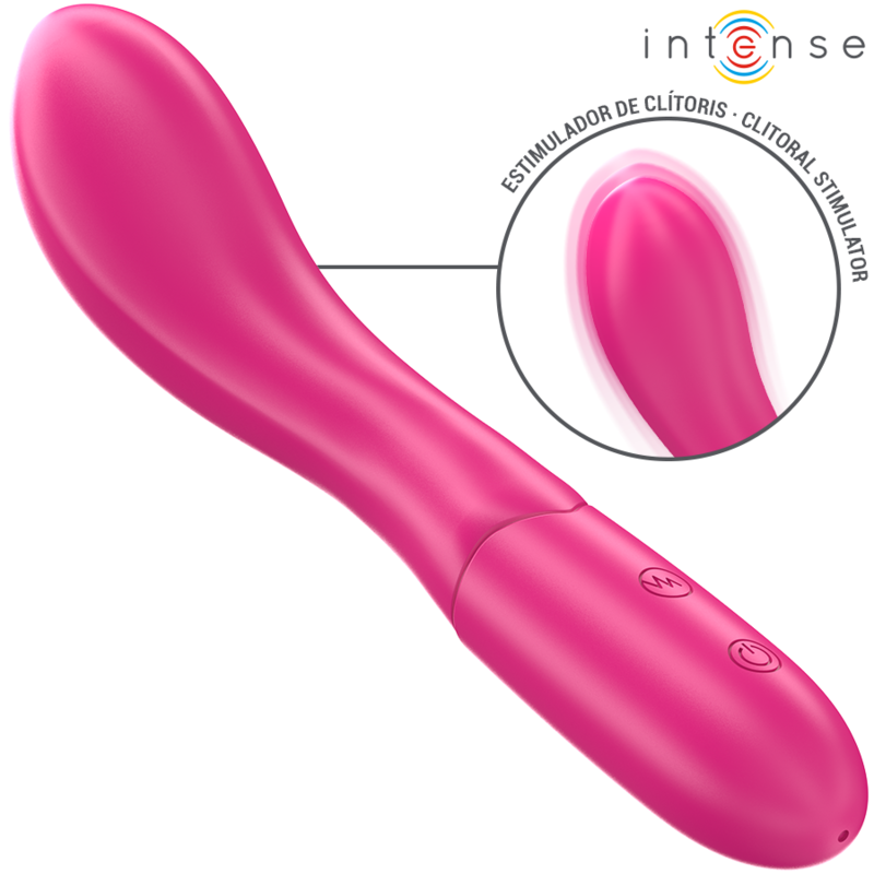 INTENSE – LISETTE VIBRADOR 19 CM FLEXÍVEL 10 VIBRAÇÕES ROSA