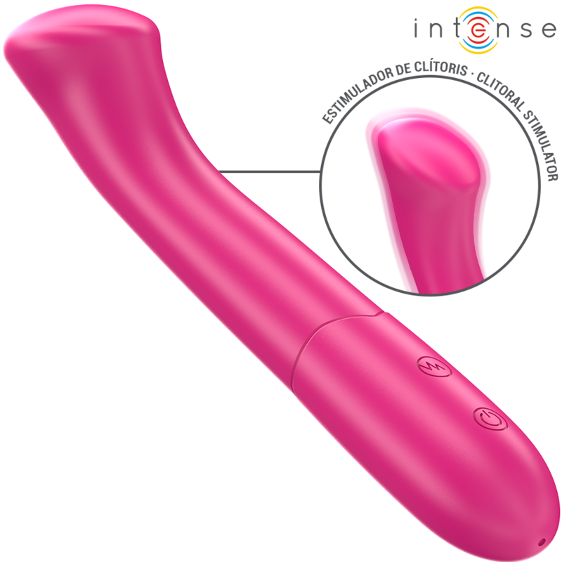 INTENSE – PATY VIBRADOR 19 CM FLEXÍVEL 10 VIBRAÇÕES MODELO 2 ROSA