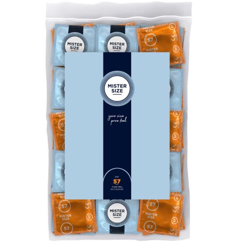MISTER SIZE – PRESERVATIVO TAMANHO L 57 MM (100 UNIDADES)