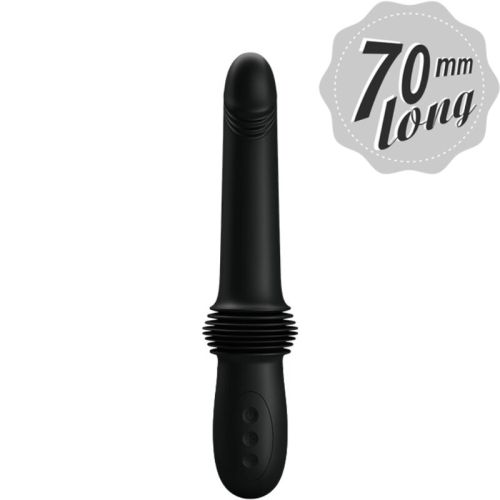 PRETTY LOVE – VIBRADOR PAZUZU 3 MODOS DE IMPULSO PRETO