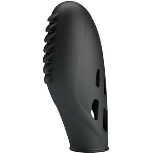 PRETTY LOVE – VIBRADOR DE DEDO DE SILICONE GILO PRETO