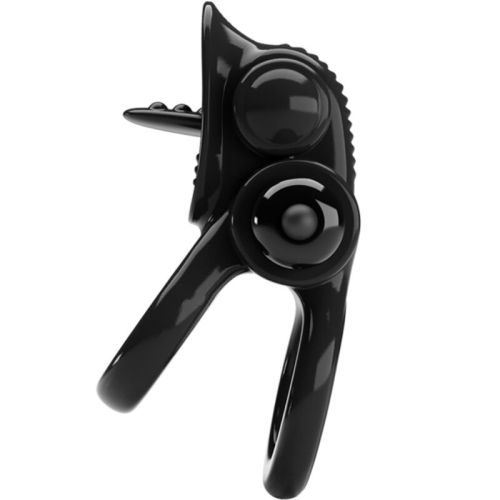 PRETTY LOVE – ANEL APAIXONADO ANEL VIBRATÓRIO DUPLO + ESTIMULADOR DE CLITÓRIS PRETO