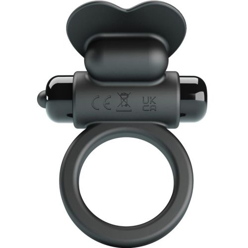 PRETTY LOVE – ANEL VIBRATÓRIO DEBONAIRE COELHO 10 VIBRAÇÕES PRETO