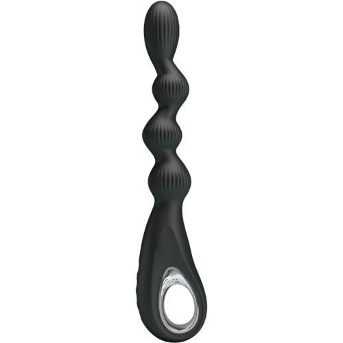 PRETTY LOVE – FEDERER VIBRADOR ANAL 12 VIBRAÇÕES PRETO