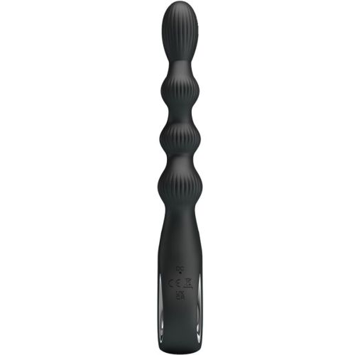 PRETTY LOVE – FEDERER VIBRADOR ANAL 12 VIBRAÇÕES PRETO