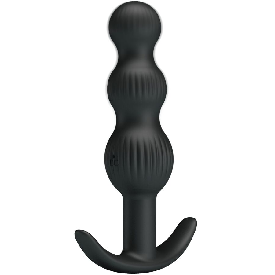 PRETTY LOVE – VIBRADOR ANAL SIDNEY 10 VIBRAÇÕES PRETO