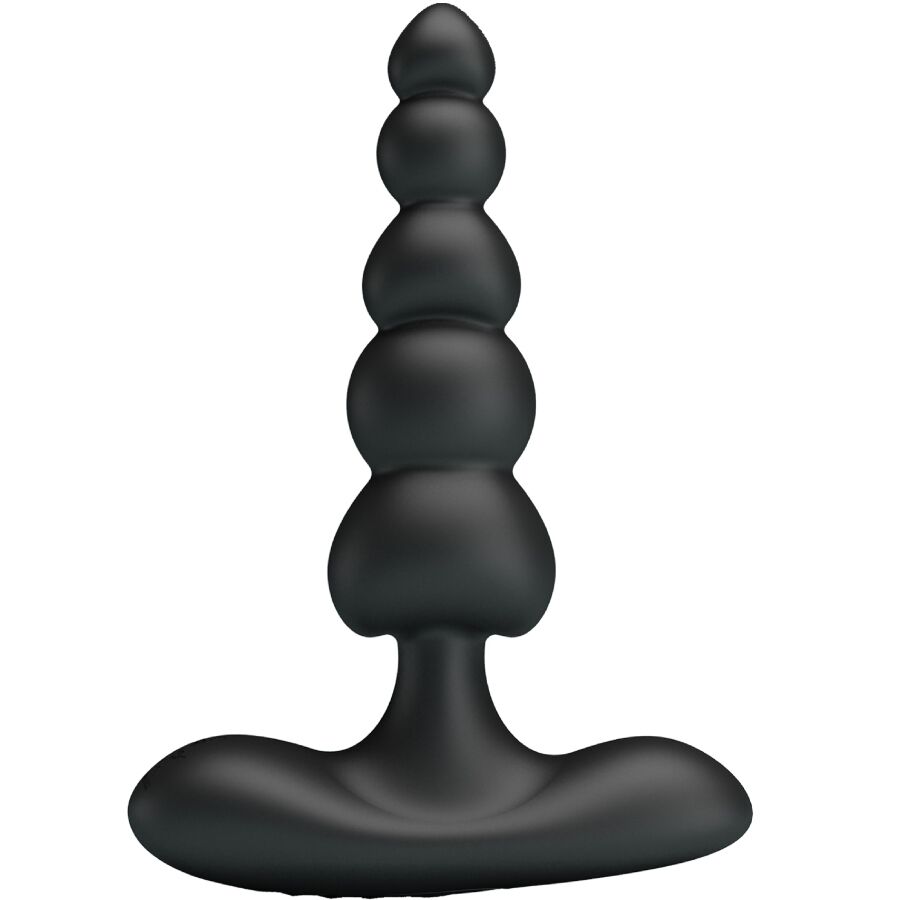 PRETTY LOVE – VIBRADOR ANAL CORBAN 10 VIBRAÇÕES PRETO