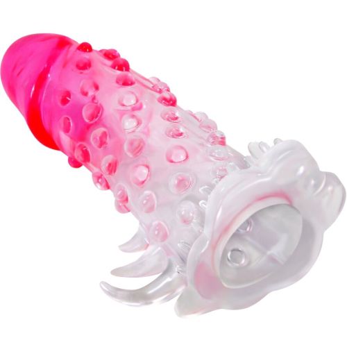 PRETTY LOVE – BAINHA DE AMPLIA??O REALISTA WILFORD COM P?NIS EM RELEVO ROSA