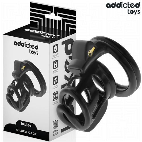 ADDICTED TOYS LOCKED – GAIOLA GILDEN GAIOLA PARA PÊNIS 8,5 CM